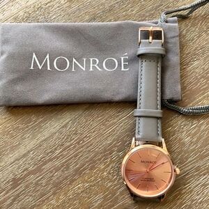 Monroe RG & Gray Leather Quartz Watch